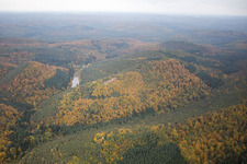 Image drone de Windstein dans le département Bas Rhin, France
