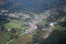 Dambach dans le département Bas Rhin, France hors des airs