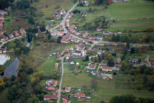 Image drone de Dambach dans le département Bas Rhin, France