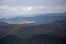 Photographie aérienne de Windstein dans le département Bas Rhin, France