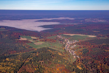 Vue aérienne de Quartier Kimbach in Bad König dans le département Hesse, Allemagne
