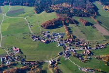 Quartier Breitenbuch in Kirchzell dans le département Bavière, Allemagne hors des airs
