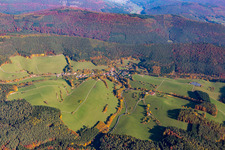 Vue aérienne de Quartier Watterbach in Kirchzell dans le département Bavière, Allemagne