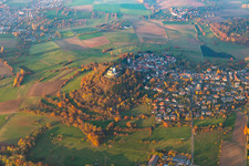Quartier Hering in Otzberg dans le département Hesse, Allemagne hors des airs