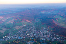 Vue aérienne de Bad König dans le département Hesse, Allemagne