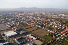 Quartier Queichheim in Landau in der Pfalz dans le département Rhénanie-Palatinat, Allemagne vu d'un drone