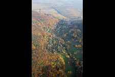 Photographie aérienne de Vallée de Birnbachtal à Leinsweiler dans le département Rhénanie-Palatinat, Allemagne