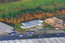 Photographie aérienne de Zone industrielle de Horst, Alfa Aesar GmbH à le quartier Minderslachen in Kandel dans le département Rhénanie-Palatinat, Allemagne