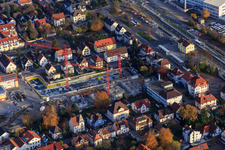 Photographie aérienne de Chantier de construction pour En centre-ville à Kandel dans le département Rhénanie-Palatinat, Allemagne