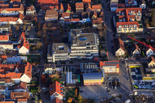 Vue aérienne de Association de l'administration des communes Kandel et Sparkasse Südpfalz à Kandel dans le département Rhénanie-Palatinat, Allemagne