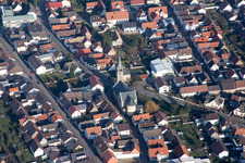 Photographie aérienne de Quartier Neuthard in Karlsdorf-Neuthard dans le département Bade-Wurtemberg, Allemagne