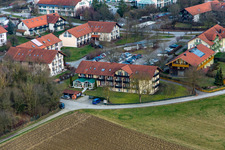 Quartier Aunham in Bad Birnbach dans le département Bavière, Allemagne hors des airs