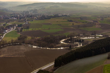 Vue aérienne de Quartier Anzenkirchen in Triftern dans le département Bavière, Allemagne