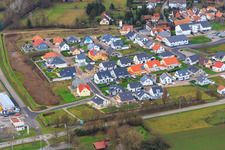 Vue aérienne de Nouvelle zone de développement Auf d. Maximum à Rohrbach dans le département Rhénanie-Palatinat, Allemagne