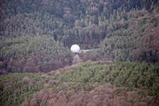 Photographie aérienne de Installation radar de la Bundeswehr à Pleisweiler-Oberhofen dans le département Rhénanie-Palatinat, Allemagne