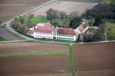 Atelier pour la vie assistée Atelier pour les talents cachés à but non lucratif GmbH à Haftelhof à Schweighofen dans le département Rhénanie-Palatinat, Allemagne vu d'un drone