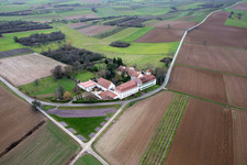 Atelier pour la vie assistée Atelier pour les talents cachés à but non lucratif GmbH à Haftelhof à Schweighofen dans le département Rhénanie-Palatinat, Allemagne vue d'en haut