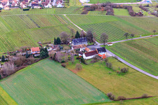 Vue aérienne de Windhof dans le département Rhénanie-Palatinat, Allemagne