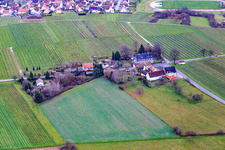 Vue aérienne de Windhof dans le département Rhénanie-Palatinat, Allemagne