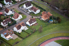 Quartier Altenstadt in Wissembourg dans le département Bas Rhin, France hors des airs