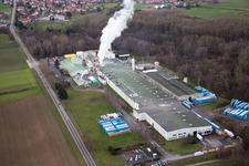 Photographie aérienne de Isolation Sitek à le quartier Altenstadt in Wissembourg dans le département Bas Rhin, France