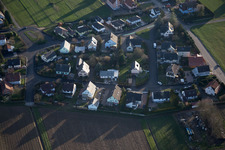 Niederlauterbach dans le département Bas Rhin, France hors des airs