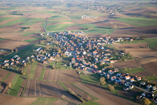 Enregistrement par drone de Siegen dans le département Bas Rhin, France