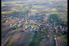 Wintzenbach dans le département Bas Rhin, France vue du ciel