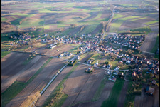 Enregistrement par drone de Wintzenbach dans le département Bas Rhin, France