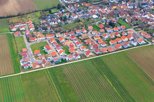 Vue aérienne de Nouvelle zone de développement Fischlinger Straße à Essingen dans le département Rhénanie-Palatinat, Allemagne