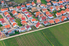 Photographie aérienne de Nouvelle zone de développement Fischlinger Straße à Essingen dans le département Rhénanie-Palatinat, Allemagne