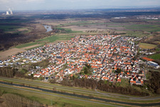 Photographie aérienne de Quartier Rußheim in Dettenheim dans le département Bade-Wurtemberg, Allemagne