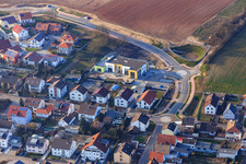 Vue aérienne de Chantier de construction du KITA The Explorers à Kandel dans le département Rhénanie-Palatinat, Allemagne