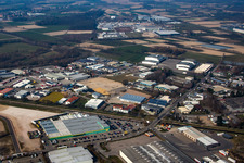 Vue aérienne de Zone industrielle SW à Achern dans le département Bade-Wurtemberg, Allemagne