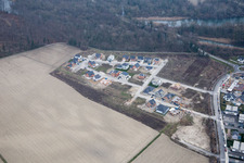 Drusenheim dans le département Bas Rhin, France d'en haut