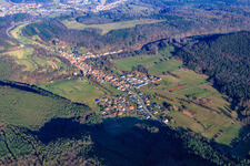 Rumbach dans le département Rhénanie-Palatinat, Allemagne d'en haut