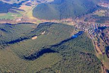 Vue aérienne de Bruchweiler-Bärenbach dans le département Rhénanie-Palatinat, Allemagne