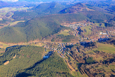 Photographie aérienne de Bruchweiler-Bärenbach dans le département Rhénanie-Palatinat, Allemagne