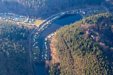 Photographie aérienne de Camping Neudahner Weiher à Dahn dans le département Rhénanie-Palatinat, Allemagne