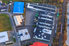 Vue aérienne de RelineEurope GmbH et X2E System Engineering GmbH à Rohrbach dans le département Rhénanie-Palatinat, Allemagne