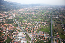 Vue aérienne de Federigi dans le département Toscane, Italie