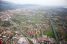 Vue aérienne de Federigi dans le département Toscane, Italie