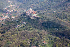 Photographie aérienne de Nicola dans le département Ligurie, Italie