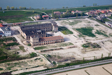 Vue aérienne de Ca' Tiepolo dans le département Vénétie, Italie