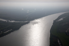 Vue aérienne de Porto Tolle dans le département Rovigo, Italie