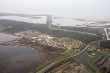 Photographie aérienne de Comacchio, Lido di Spina à Lido di Spina dans le département Émilie-Romagne, Italie