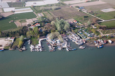 Vue aérienne de Chioggia dans le département Metropolitanstadt Venedig, Italie