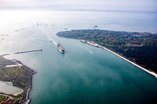 Photographie aérienne de Santa Maria del Mare dans le département Vénétie, Italie