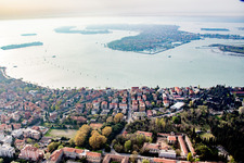 Photographie aérienne de San Nicolò di Lido dans le département Vénétie, Italie