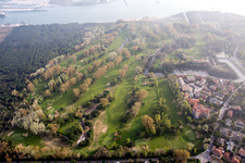 Vue aérienne de Beroni dans le département Vénétie, Italie